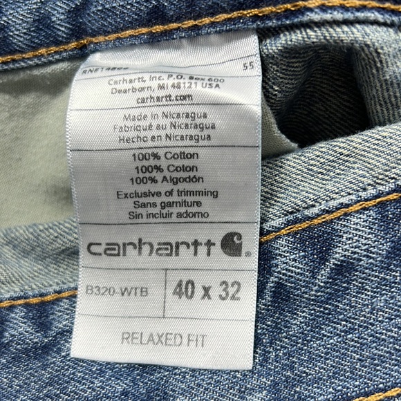 Men’s Carhartt relaxed fit jeans - Picture 12 of 13